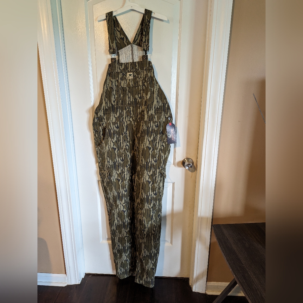 Nwt Mossy Oak Cotton Mill 2.0 Camo Hunting Bibs, Uninsulated Overalls Size Xl